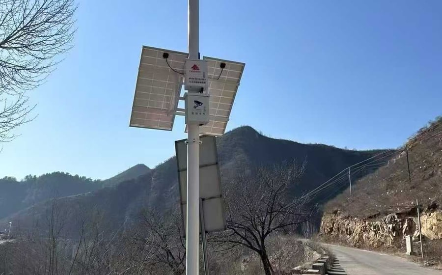 太阳能水文监控供电系统案例